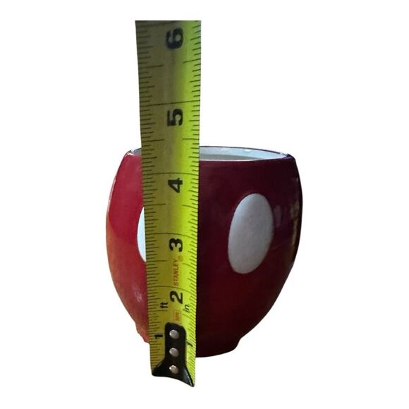 Zak! Disney Red and Black Mickey & Minnie Polka Dot Mugs. Year 2018. - Picture 10 of 10